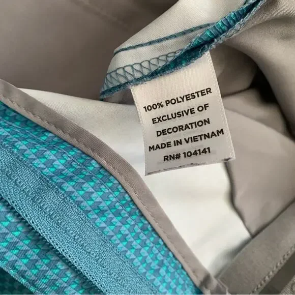 Walter Hagen Perfect 11 Performance Golf Shorts Size 34 Blue Preppy Athletic - Picture 7 of 12